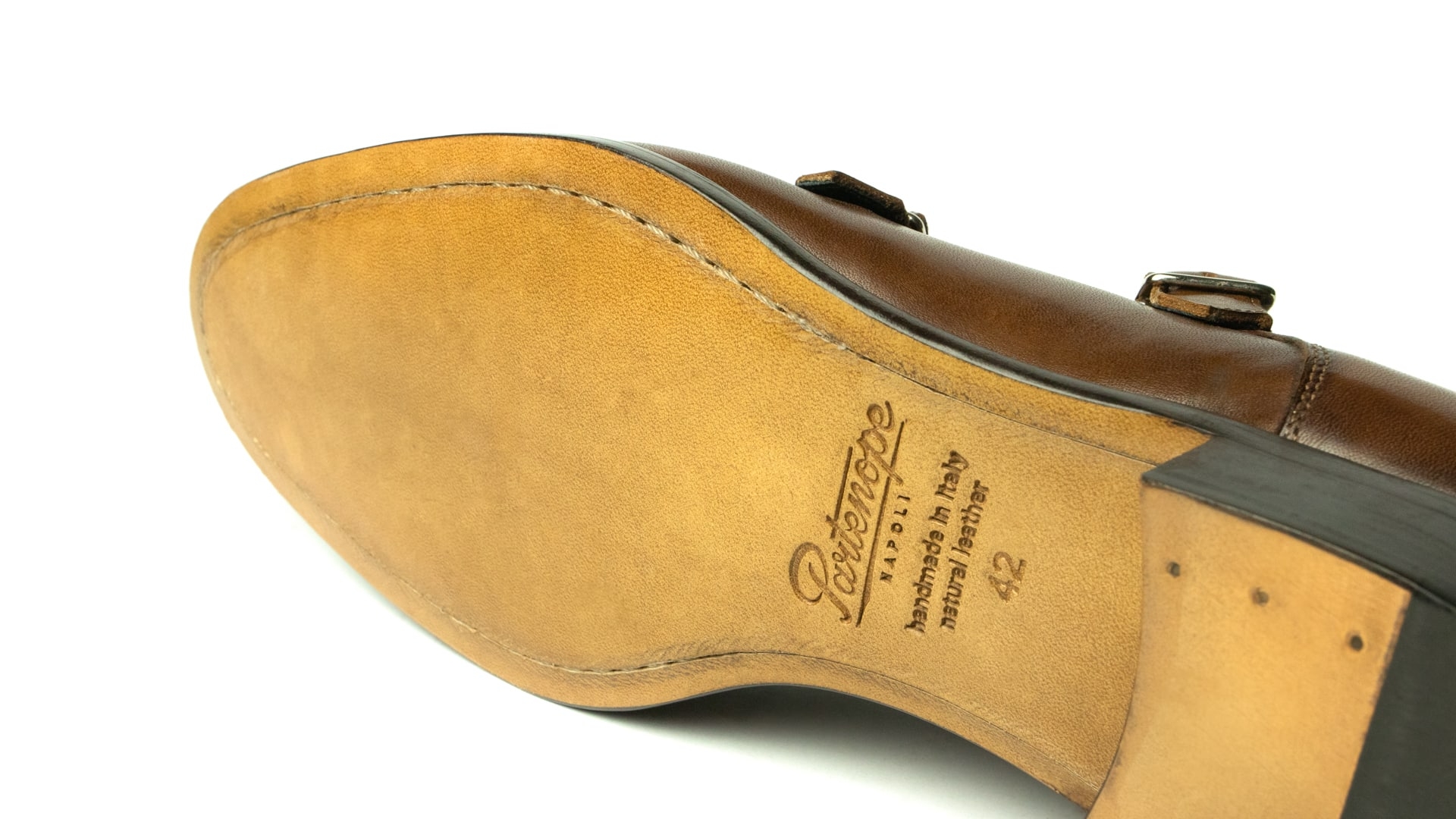 Monk Shoes Calfskin Leather Oak