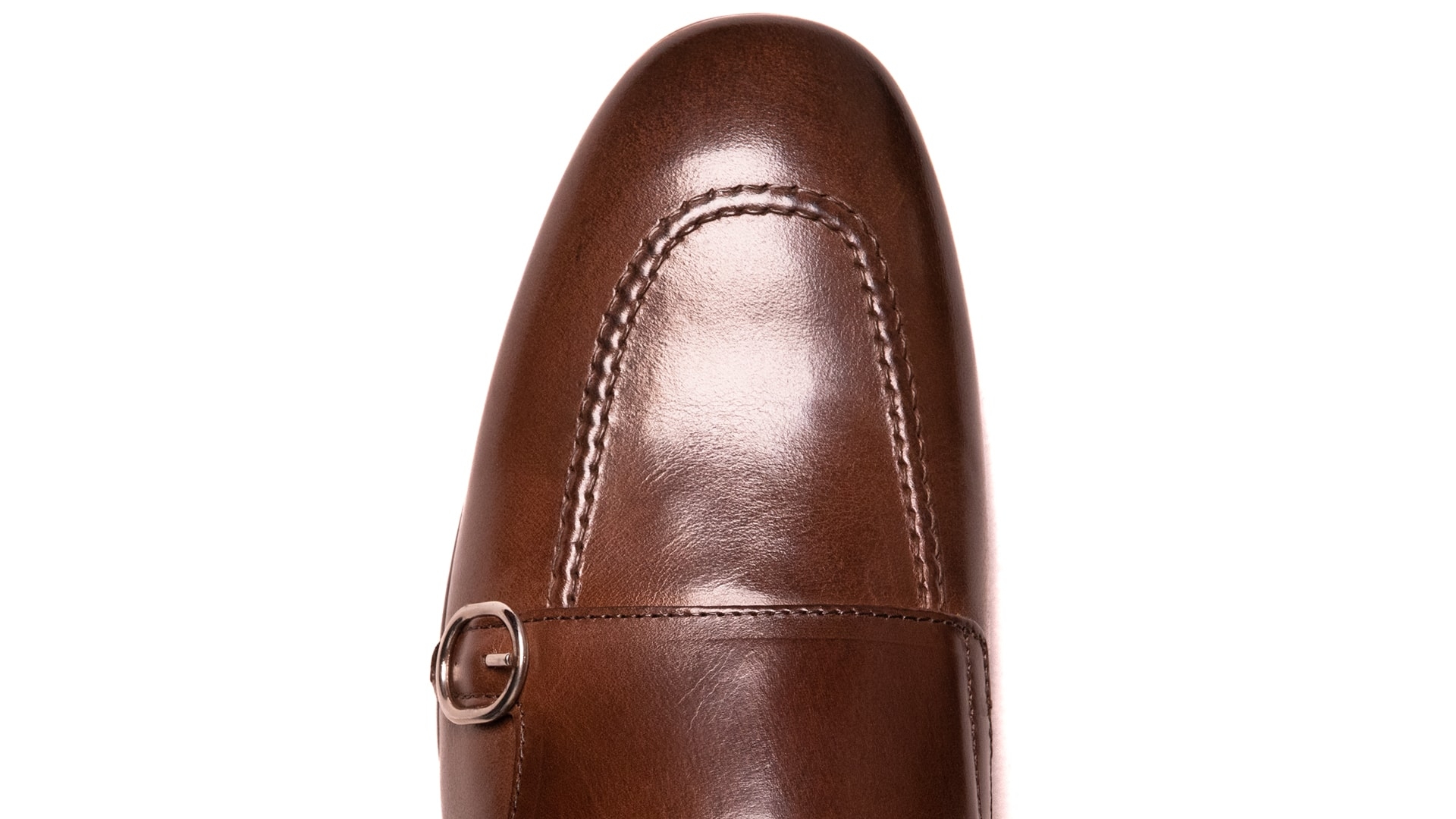 Monk Loafers Mocha Calf Leather