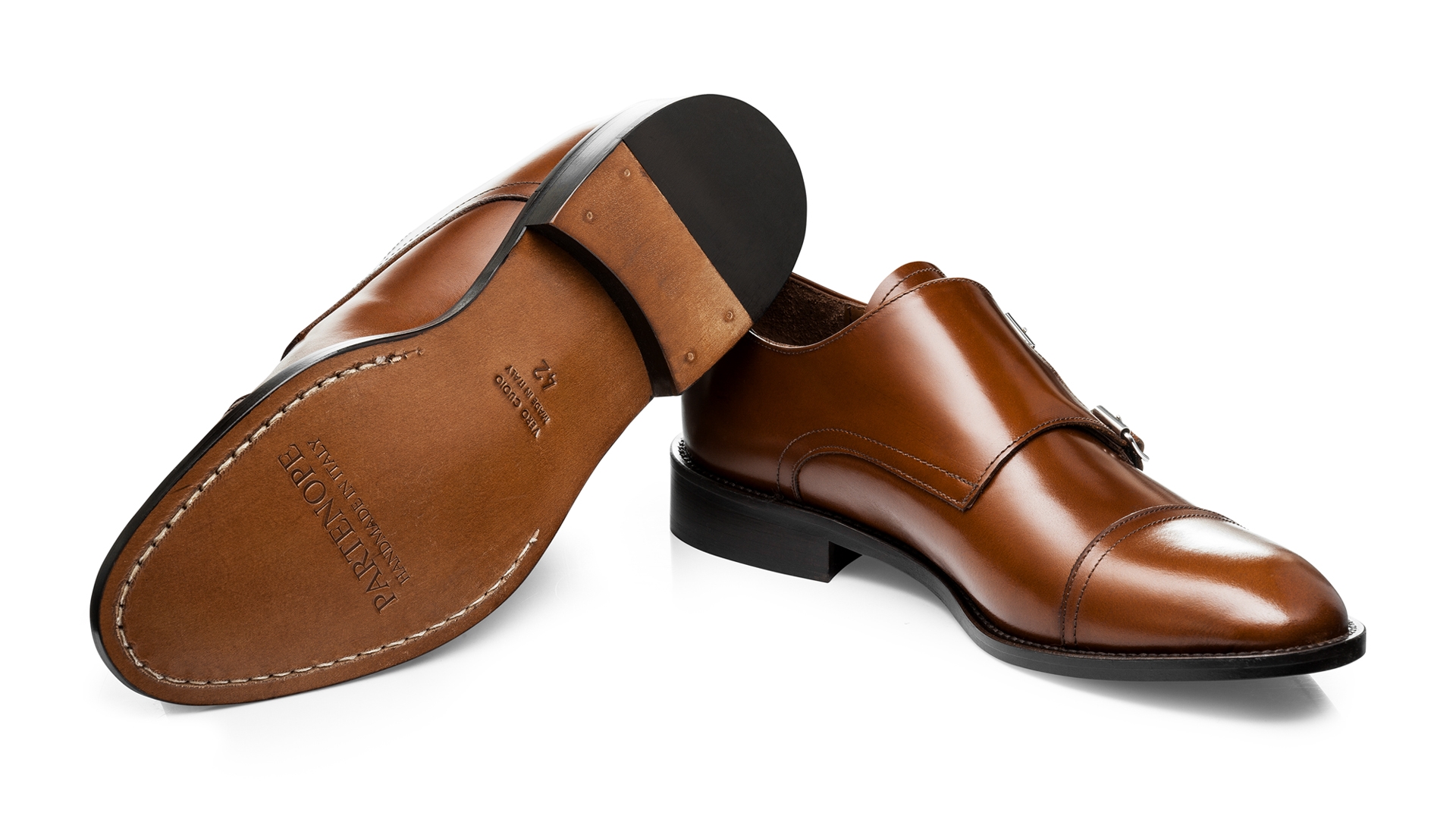 Monk Shoes S. Cielęca C