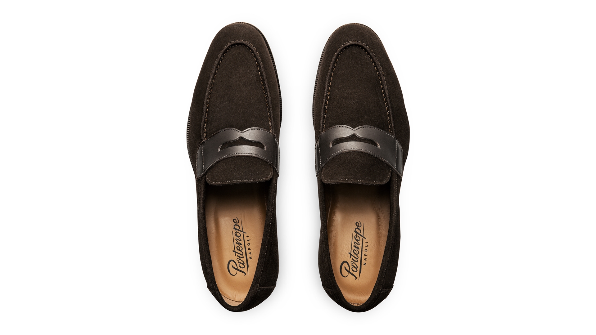 PENNY LOAFERS DARK BROWN SUEDE
